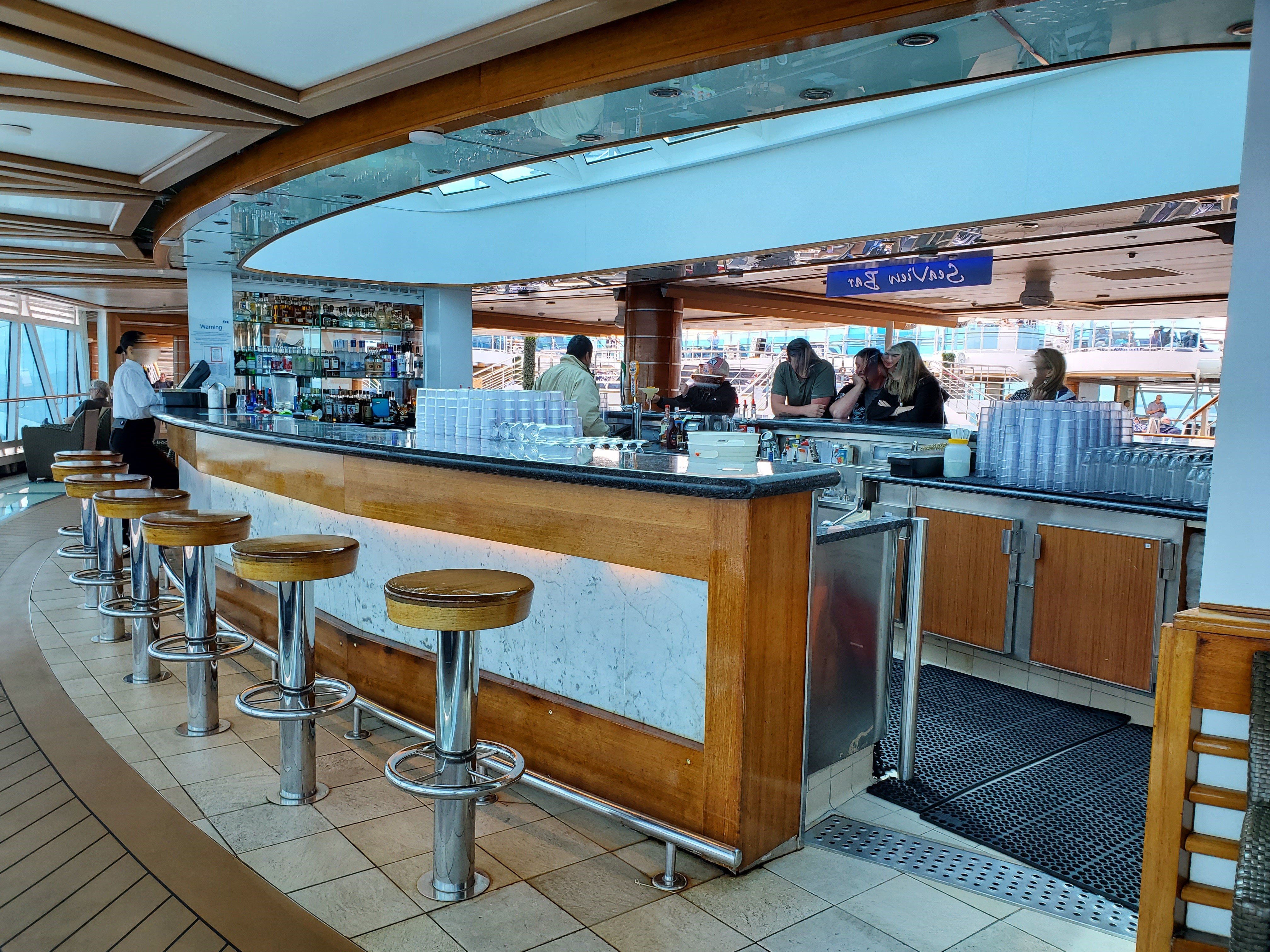Sea View Bar on Royal Princess
