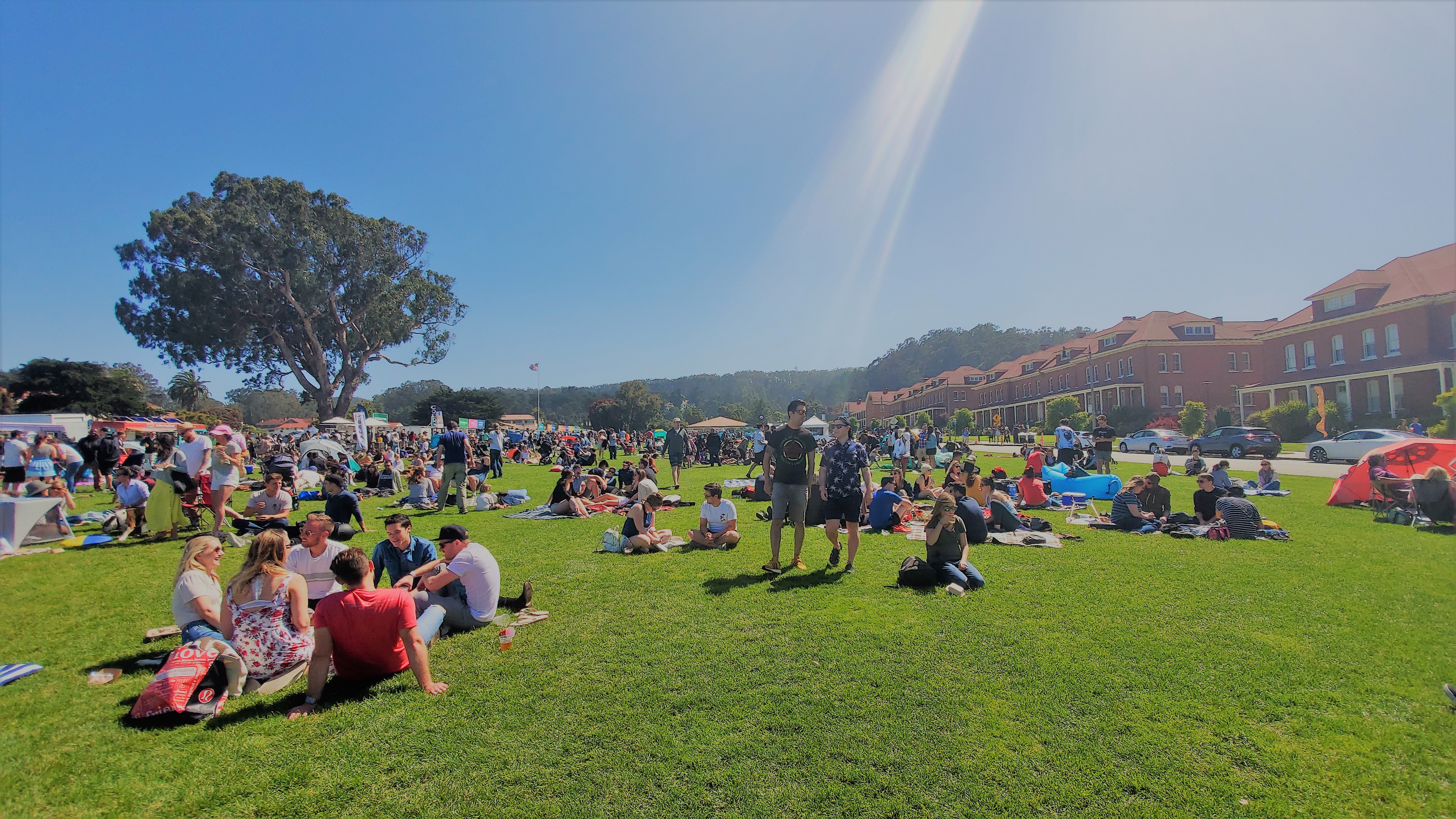 Sunday Picnic at Main Post Lawn in Presidio