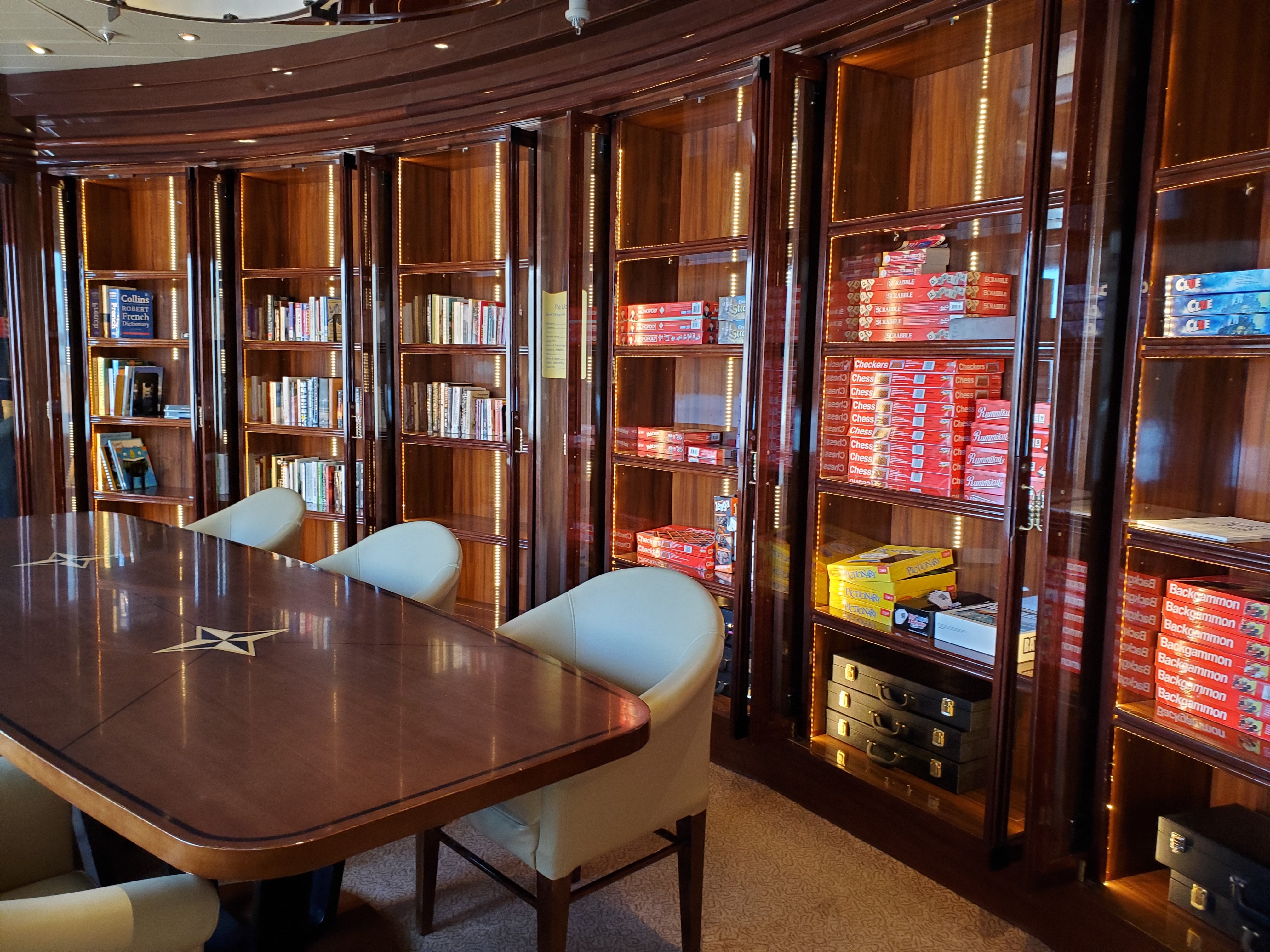 Library on Royal Princess