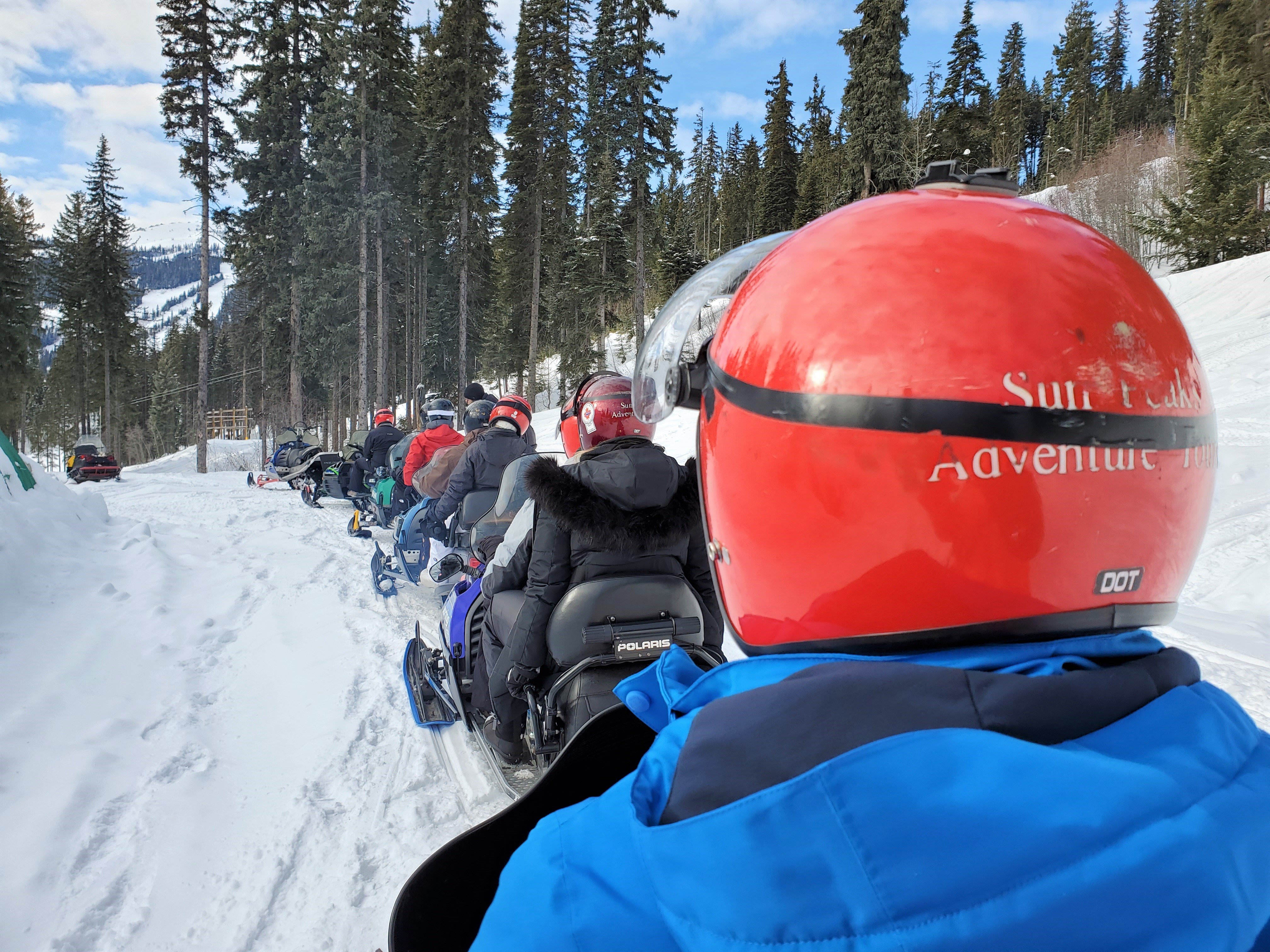 Snowmobile Tour at Sun Peaks Resort