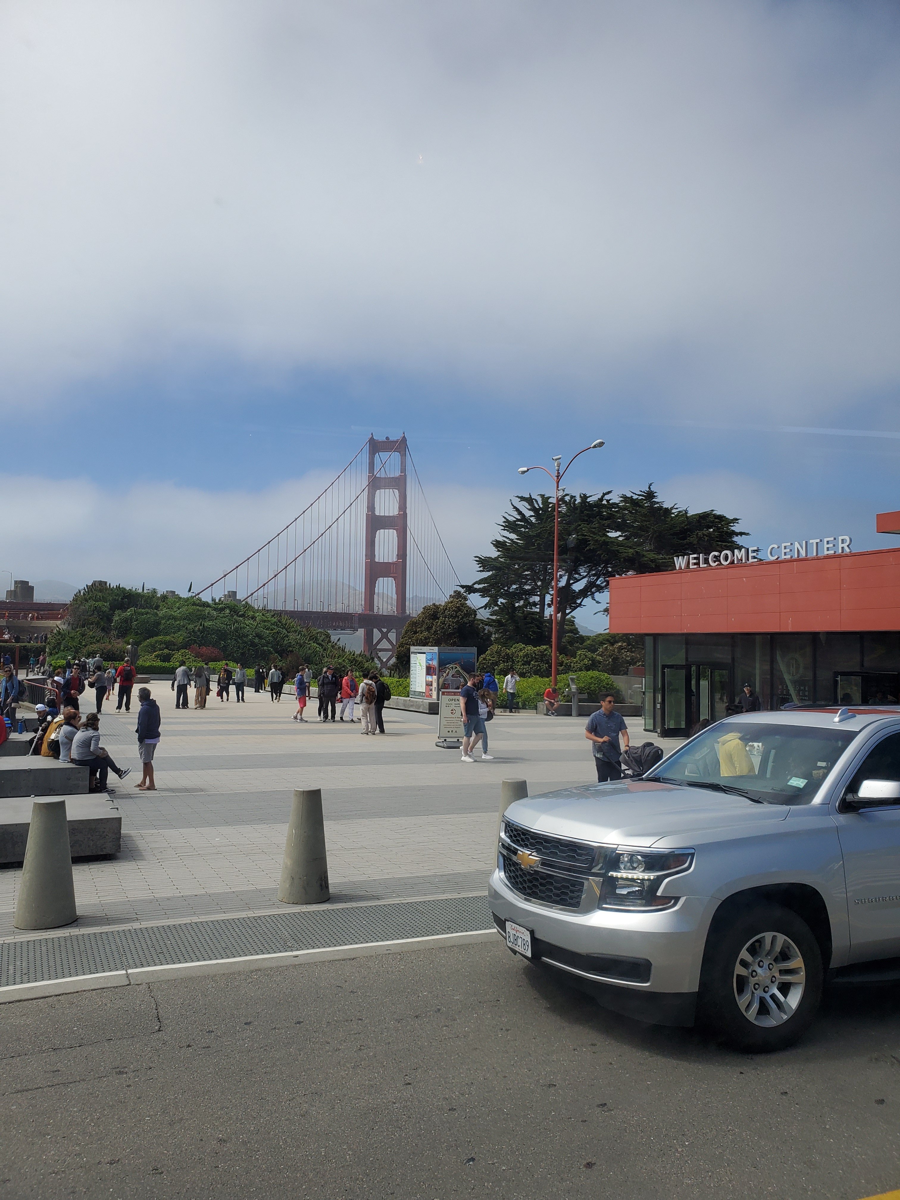 View from the PresidioGo of the Golden Gate Bridge