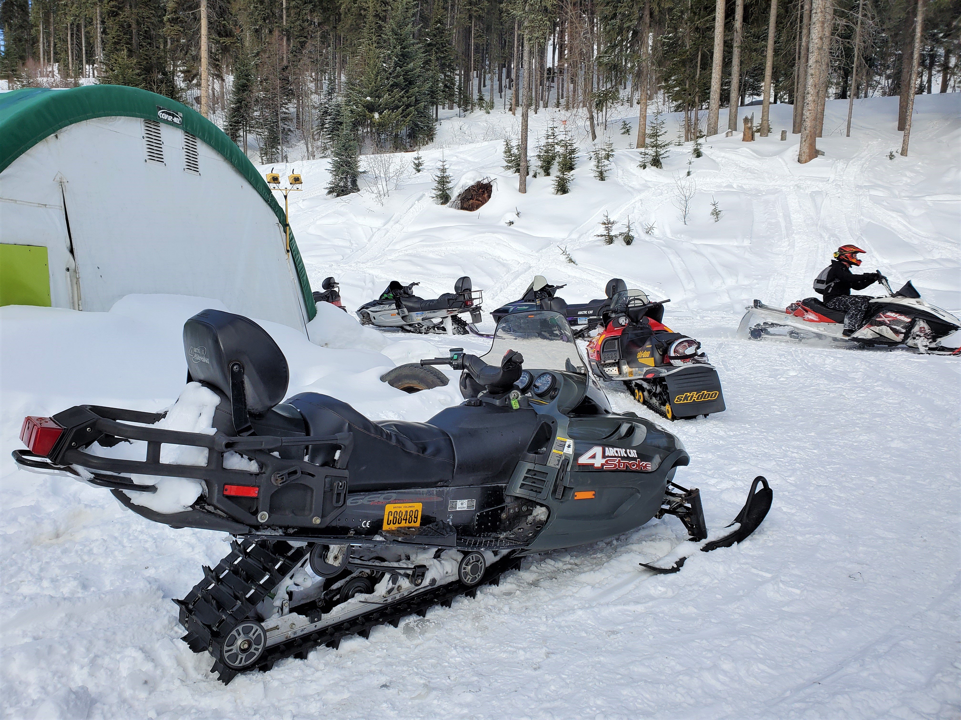 Snowmobile Tour at Sun Peaks Resort