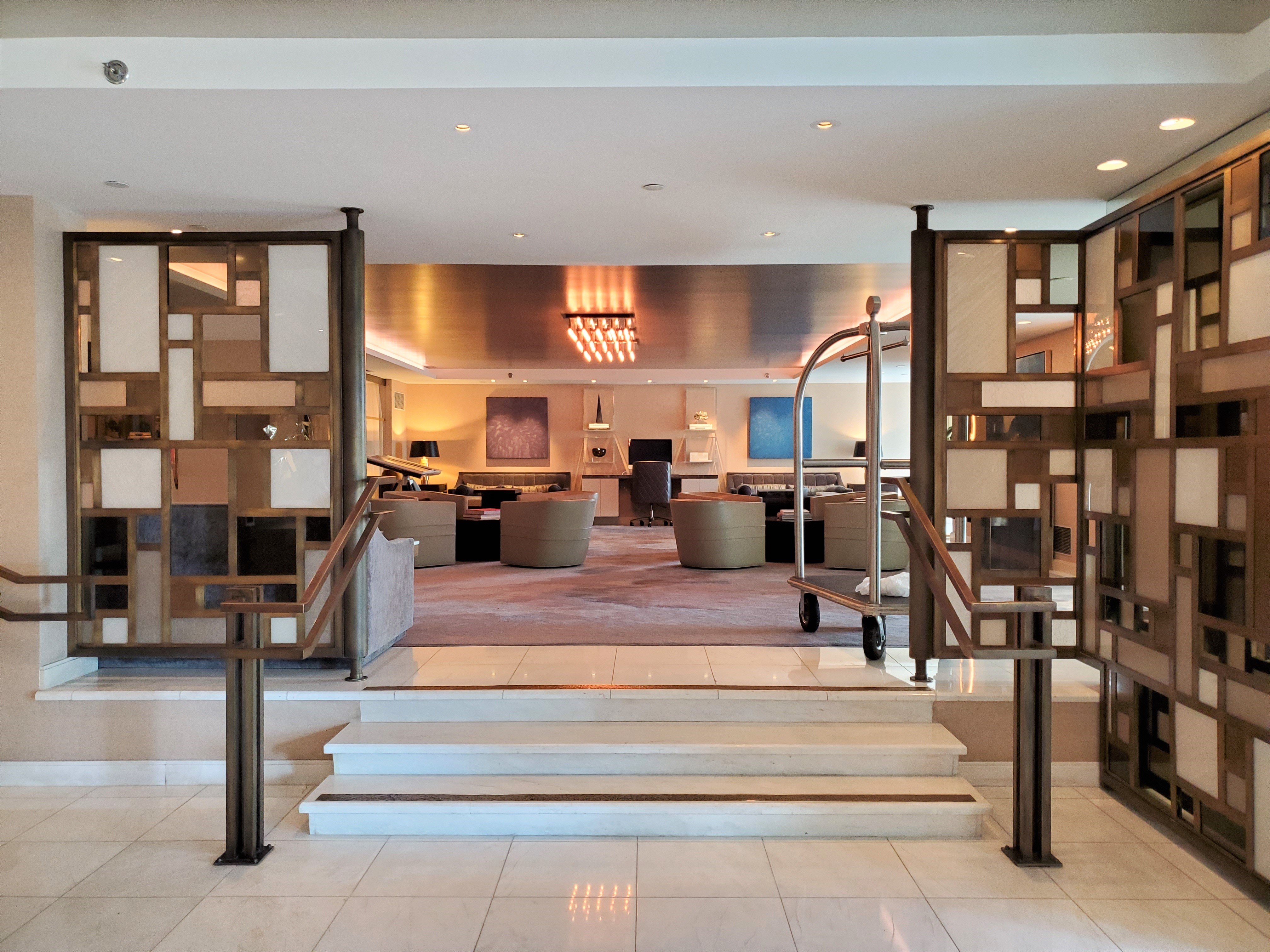 Lobby of Viceroy L'Ermitage Beverly Hills
