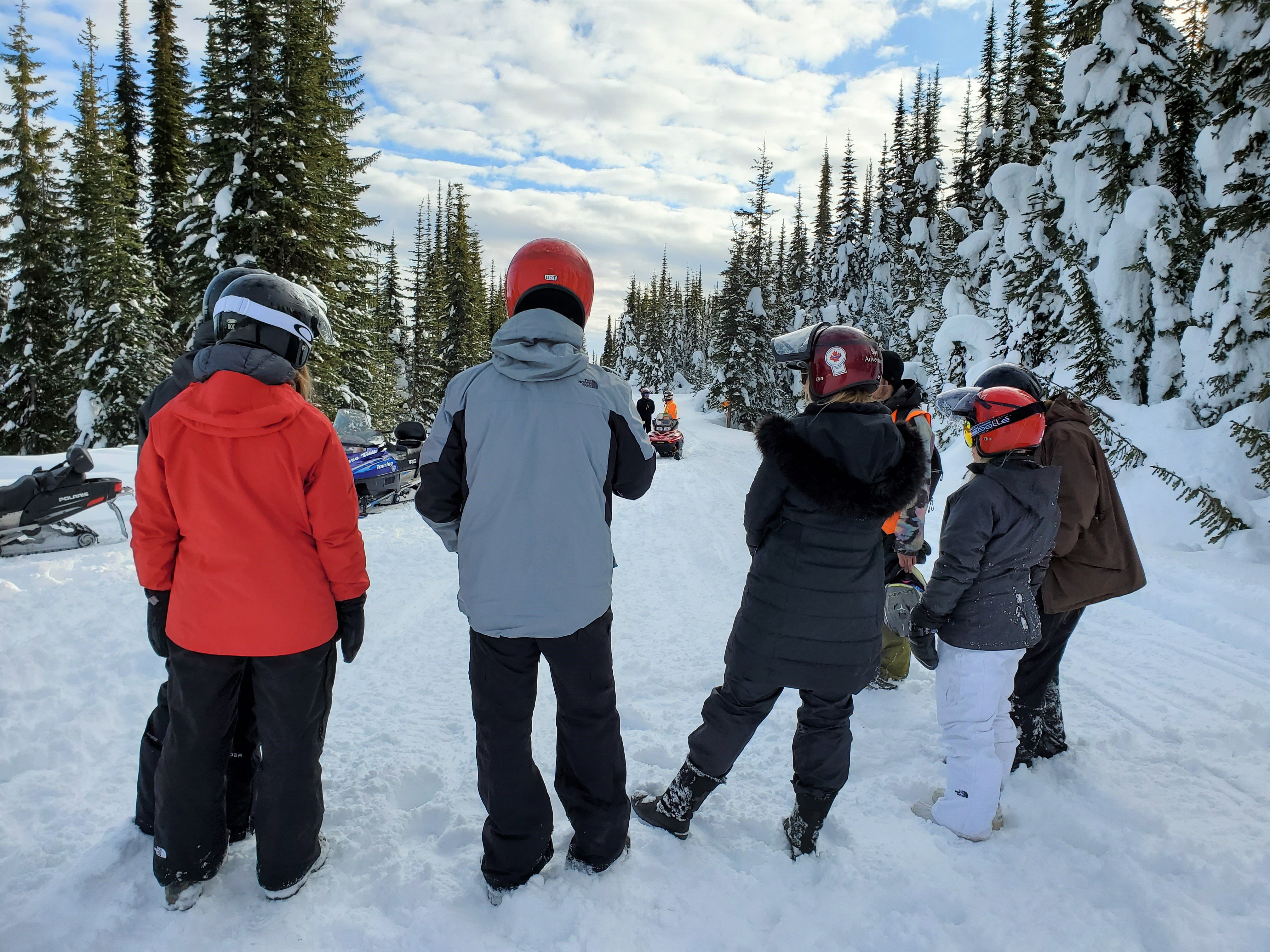 Snowmobile Tour at Sun Peaks Resort