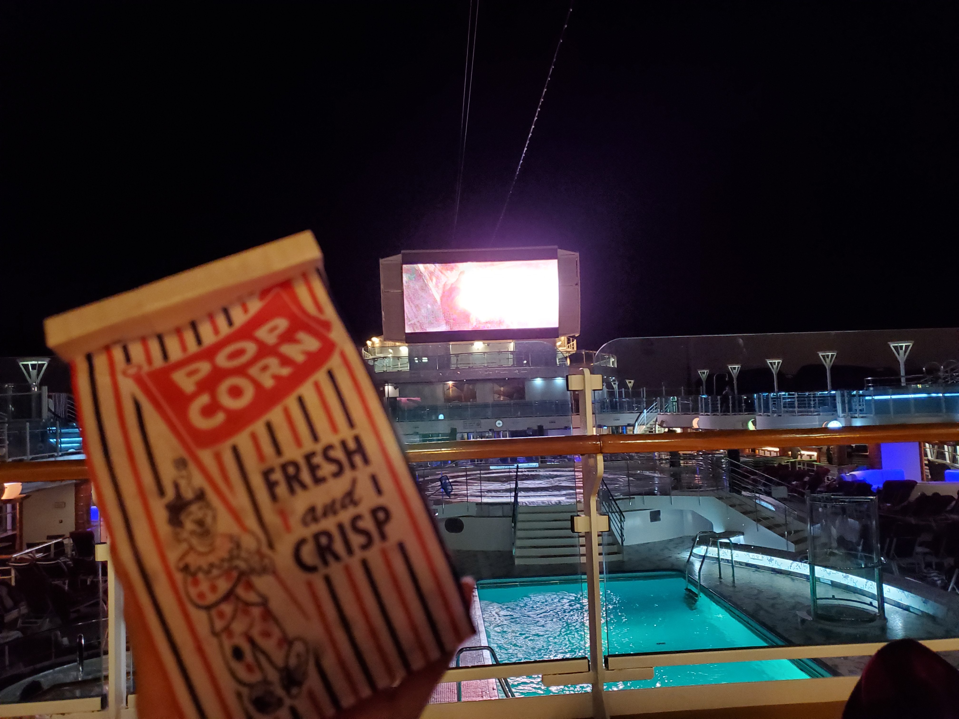 Movies under the Stars on Royal Princess